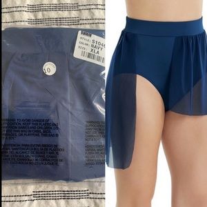 Navy blue balera skirt